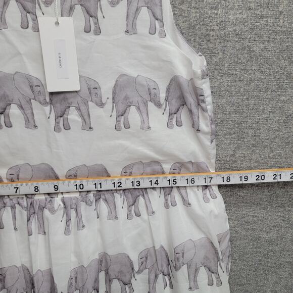 BROOKE WRIGHT CHLOE DRESS, ELEPHANT, SIZE S/M - Picture 5 of 8